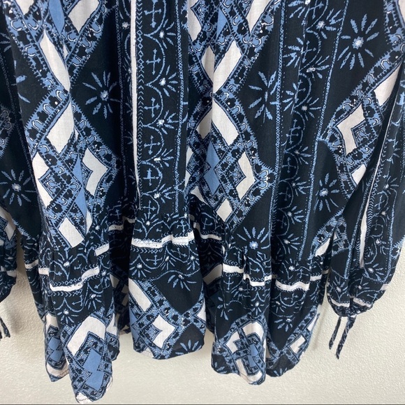 Free People Down By The Bay Peasant Tunic Top - Picture 6 of 10